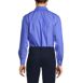 Men's Solid No Iron Supima Pinpoint Straight Collar Dress Shirt, Back