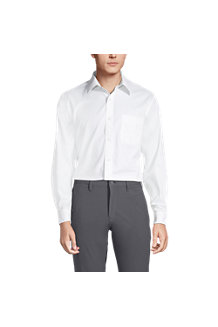 Men's Straight Collar Easy-iron Pinpoint Shirt