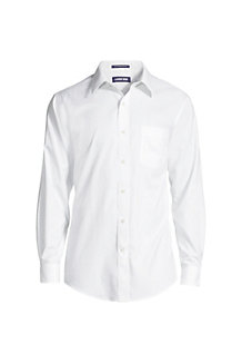Men's Tailored Fit Easy-iron Straight Collar Pinpoint Shirt