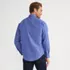 Men's Solid No Iron Supima Pinpoint Straight Collar Dress Shirt, Back