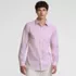Men's Tall No Iron Supima Cotton Pinpoint Straight Collar Dress Shirt, Front