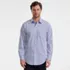 Men's No Iron Supima Cotton Pinpoint Straight Collar Dress Shirt, Front