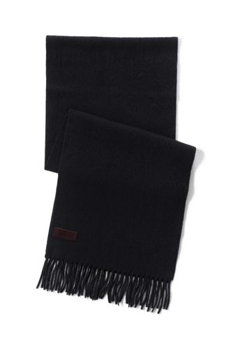 mens cashmere scarf no fringe