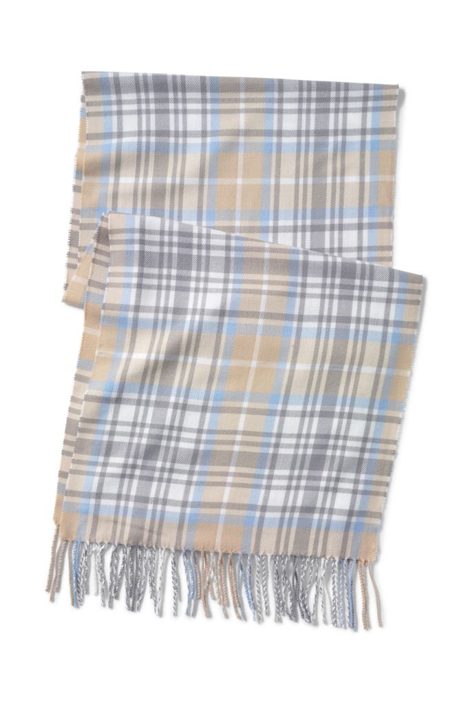 Image of Cashtouch Winter Scarf Pattern - Lands' End - Brown