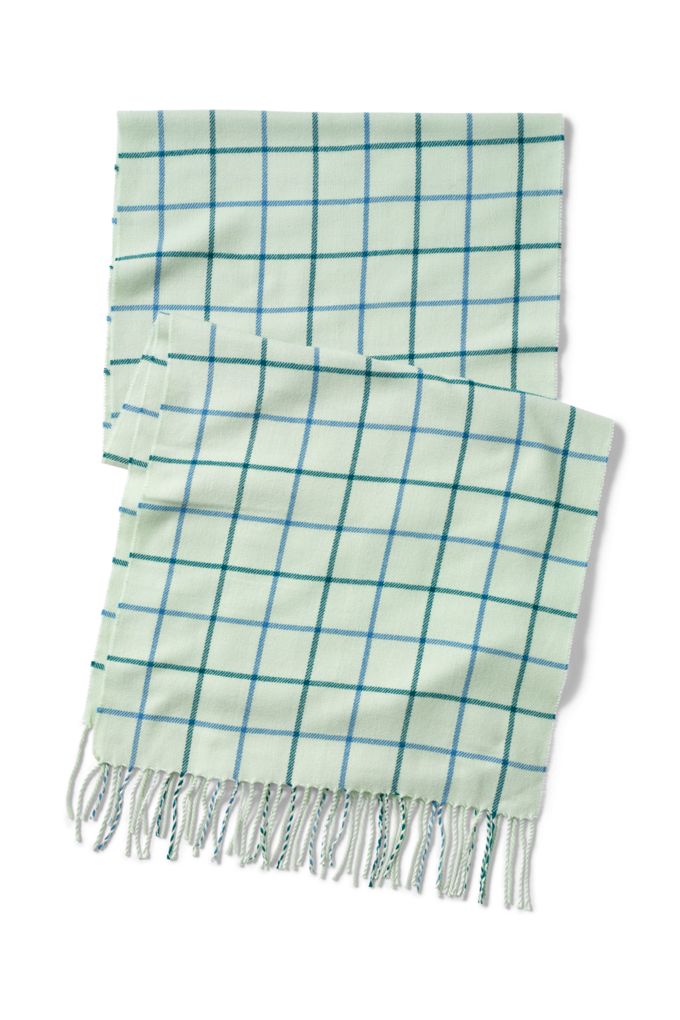 Image of Cashtouch Winter Scarf Pattern - Lands' End - Green