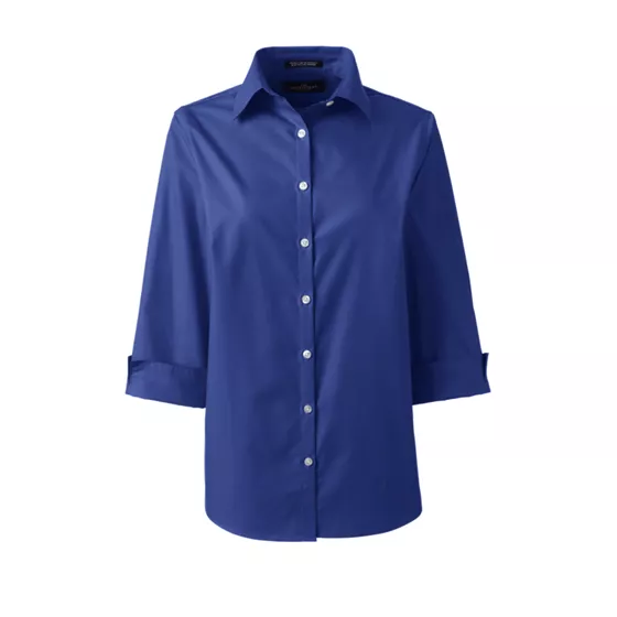 Women's 3/4-sleeve Modern Broadcloth Shirt - primary