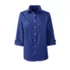 Women's Petite 3/4 Sleeve Broadcloth Shirt, Front