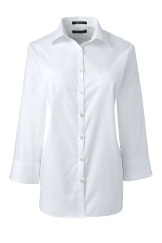 Women's 3/4-sleeve Modern Broadcloth Shirt - image 3