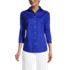 Women's Tall 3/4 Sleeve Broadcloth Shirt, Front