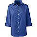 Women's 3/4 Sleeve Broadcloth Shirt, Front