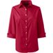 School Uniform Women's 3/4 Sleeve Broadcloth Shirt, Front