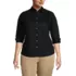 School Uniform Women's Plus Size 3/4 Sleeve Broadcloth Shirt, Front