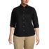 School Uniform Women's Plus Size 3/4 Sleeve Broadcloth Shirt, Front
