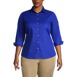 School Uniform Women's Plus Size 3/4 Sleeve Broadcloth Shirt, Front