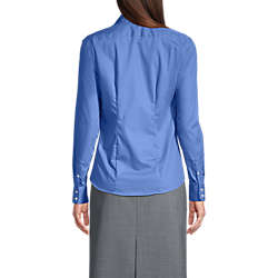 School Uniform Women's Long Sleeve Broadcloth Shirt, Back