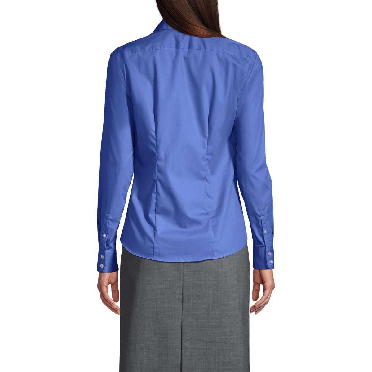 School Uniform Women's Long Sleeve Broadcloth Shirt