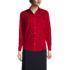School Uniform Women's Petite Long Sleeve Broadcloth Shirt, Front