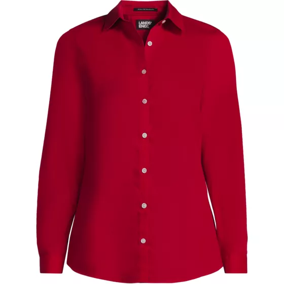 Women's Long Sleeve Broadcloth Shirt - primary