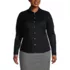 School Uniform Women's Plus Size Long Sleeve Broadcloth Shirt, Front