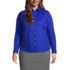 School Uniform Women's Plus Size Long Sleeve Broadcloth Shirt, Front