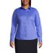 School Uniform Women's Plus Size Long Sleeve Broadcloth Shirt, Front