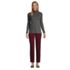 Women's Petite Supima Cotton Fitted Long Sleeve Turtleneck, alternative image