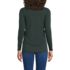 Women's Supima Cotton Fitted Long Sleeve Turtleneck, Back