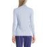 Women's Supima Cotton Fitted Long Sleeve Turtleneck, Back