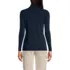 Women's Supima Cotton Fitted Long Sleeve Turtleneck, Back