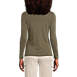 Women's Supima Cotton Long Sleeve Turtleneck, Back
