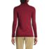 Women's Supima Cotton Fitted Long Sleeve Turtleneck, Back