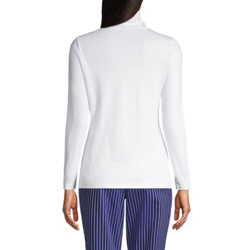 Women's Supima Cotton Long Sleeve Turtleneck