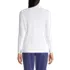 Women's Supima Cotton Fitted Long Sleeve Turtleneck, Back
