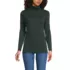 Women's Supima Cotton Fitted Long Sleeve Turtleneck, Front