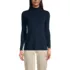 Women's Supima Cotton Fitted Long Sleeve Turtleneck, Front