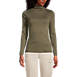 Women's Supima Cotton Long Sleeve Turtleneck, Front