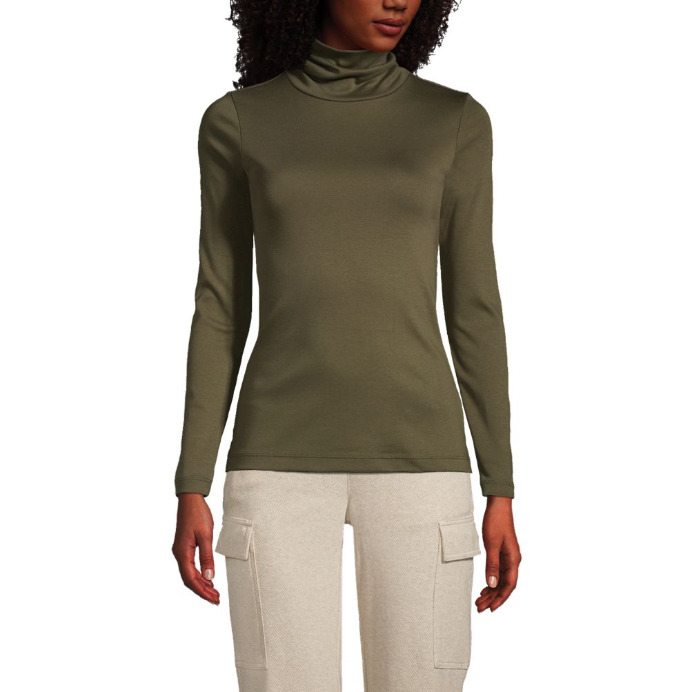 Womens Cotton Turtlenecks