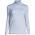 Women's Supima Cotton Fitted Long Sleeve Turtleneck, Front
