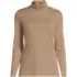 Women's Supima Cotton Fitted Long Sleeve Turtleneck, Front