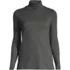 Women's Supima Cotton Fitted Long Sleeve Turtleneck, Front