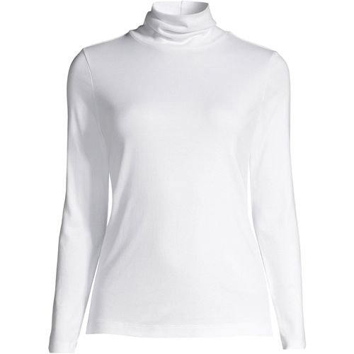 Women's Supima Cotton Long Sleeve Turtleneck