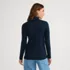 Women's Supima Cotton Fitted Long Sleeve Turtleneck, Back