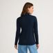 Women's Supima Cotton Relaxed Long Sleeve Turtleneck, Back