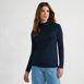 Women's Supima Cotton Relaxed Long Sleeve Turtleneck, Front