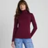 Women's Supima Cotton Fitted Long Sleeve Turtleneck, Front