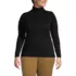 Women's Plus Size Supima Cotton Fitted Long Sleeve Turtleneck, Front