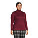 Women's Plus Size Supima Cotton Long Sleeve Turtleneck, alternative image