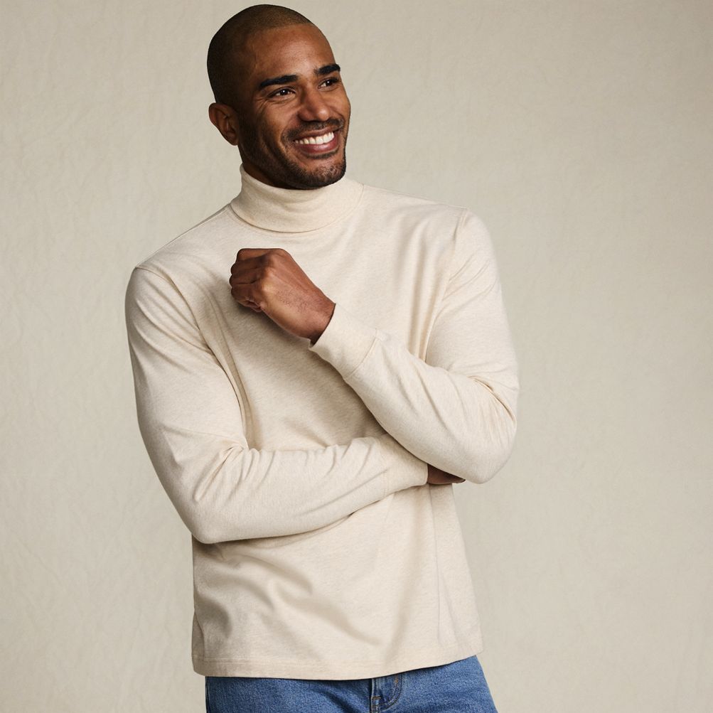 Men's Super-T Turtleneck | Lands' End
