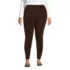 Women's Plus Size Sport Knit High Rise Corduroy Leggings, Front