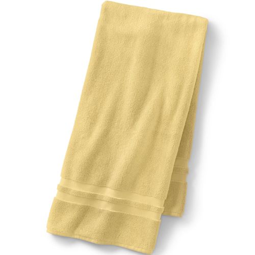 Lands' End Premium Supima Cotton Bath Towel - Buff Yellow